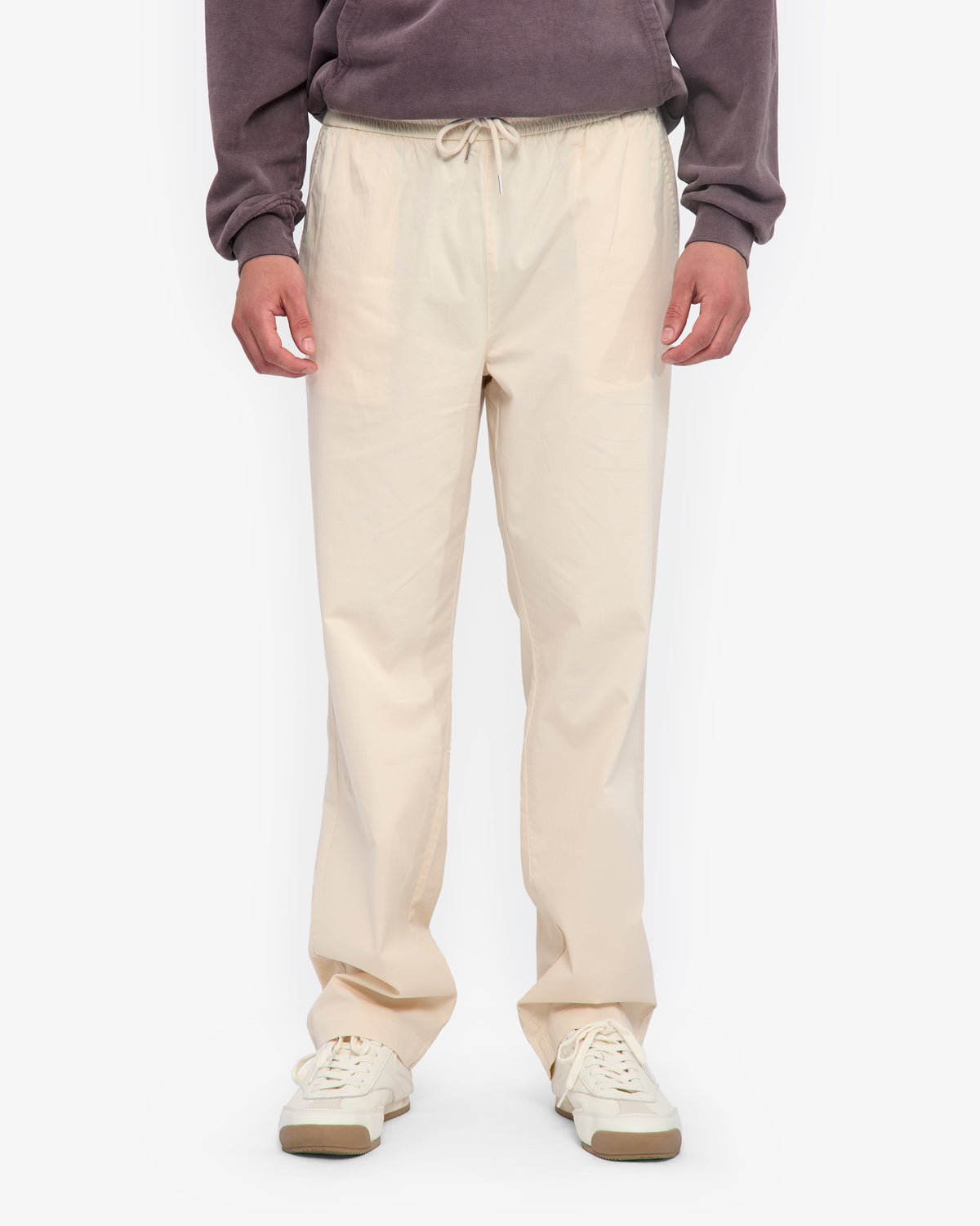 Organic Twill Pants - Ivory White