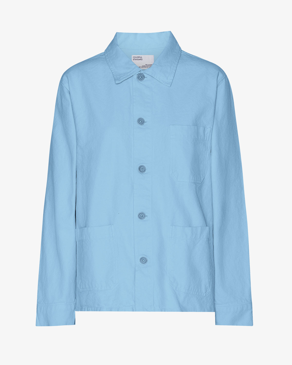 Organic Workwear Jacket - Seaside Blue