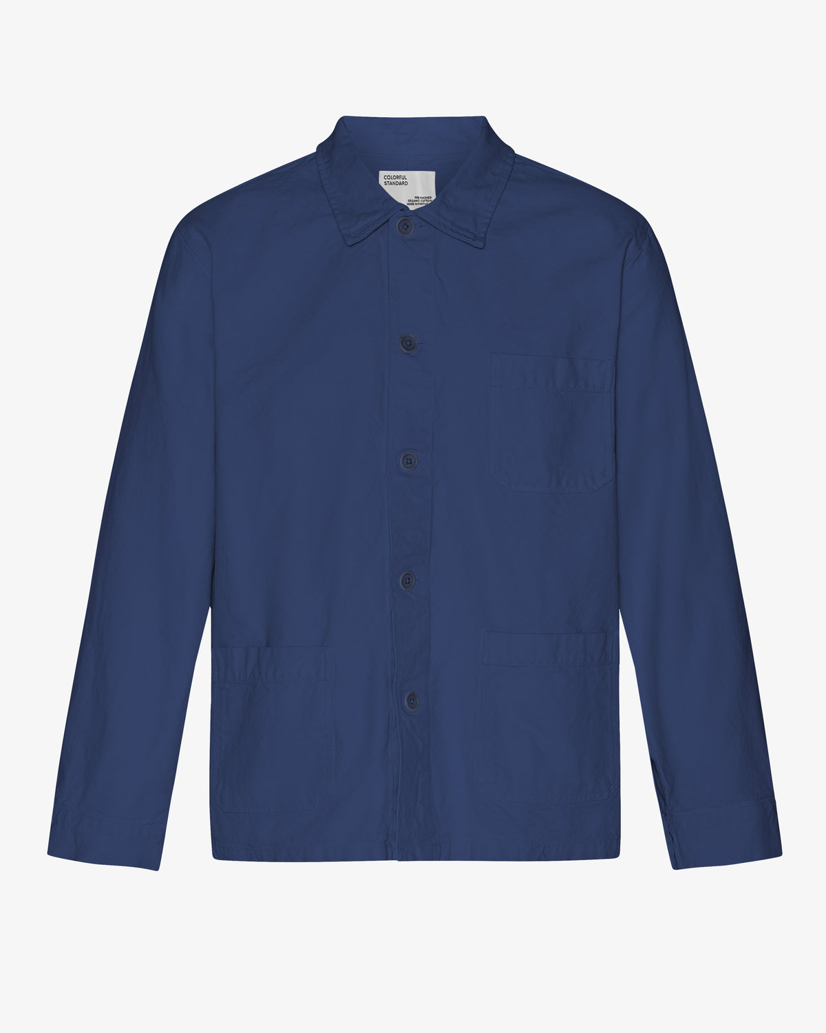 Organic Workwear Jacket - Marine Blue