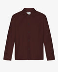 Organic Workwear Jacket - Oxblood Red