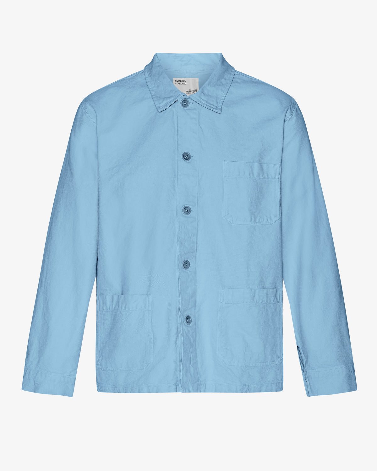 Organic Workwear Jacket - Seaside Blue