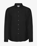 Linen Shirt - Deep Black