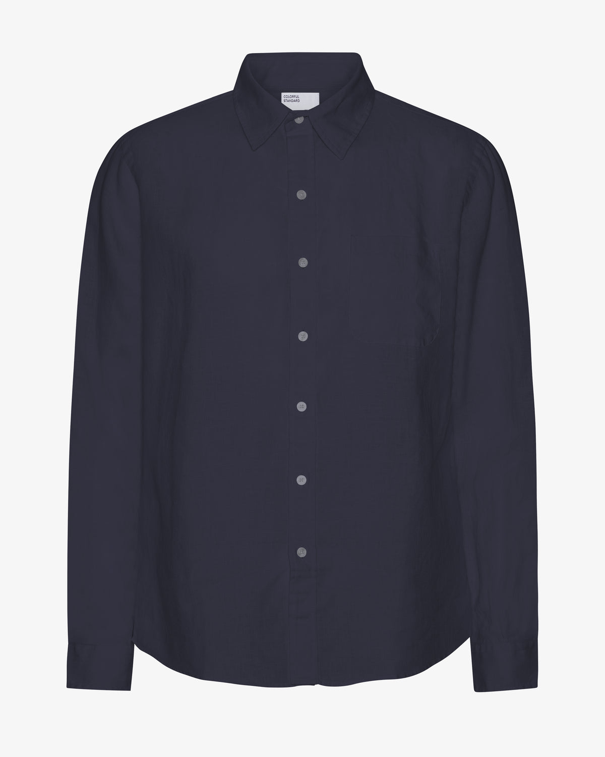Linen Shirt - Navy Blue