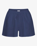 Linen Shorts - Petrol Blue