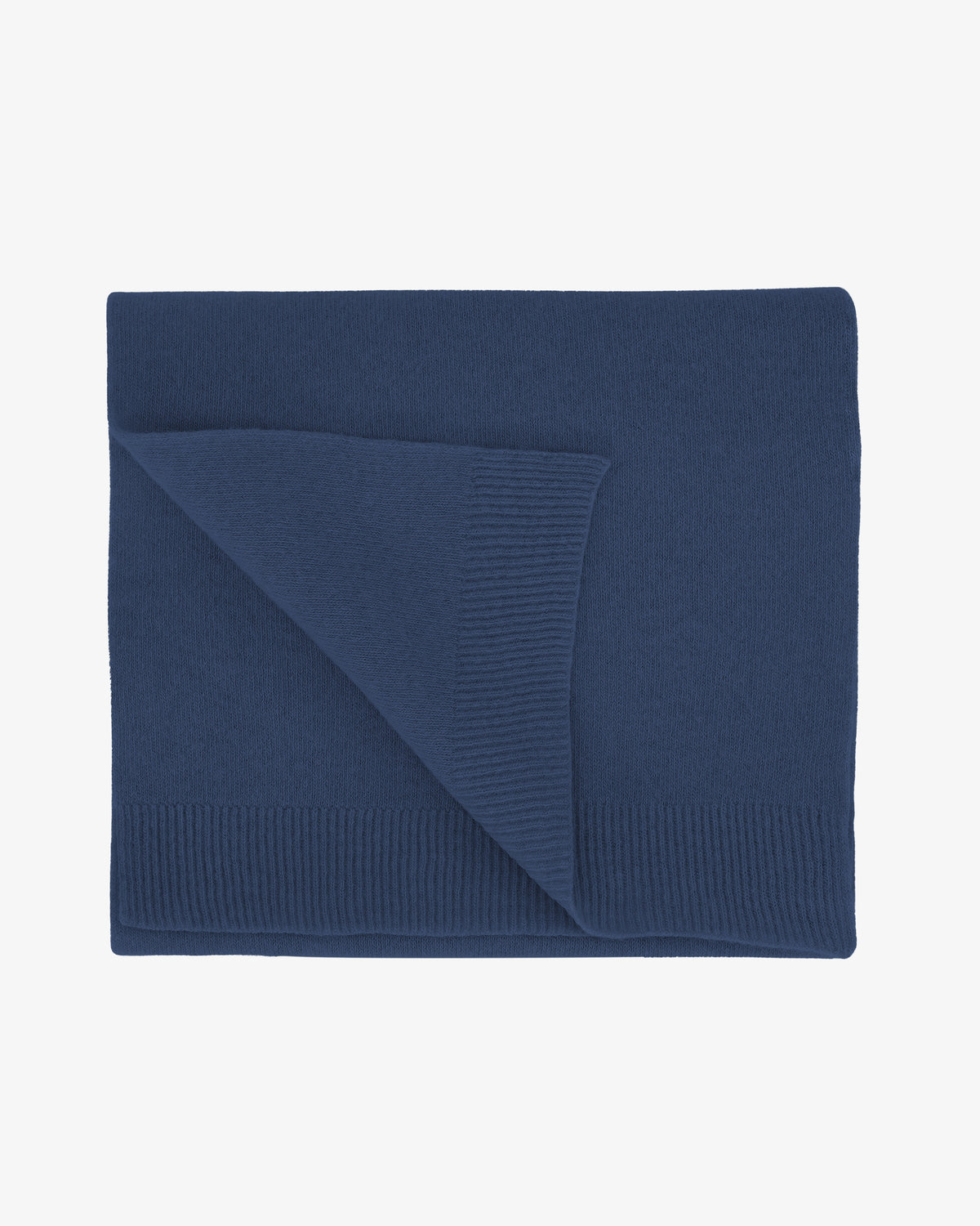 Merino Wool Scarf - Petrol Blue