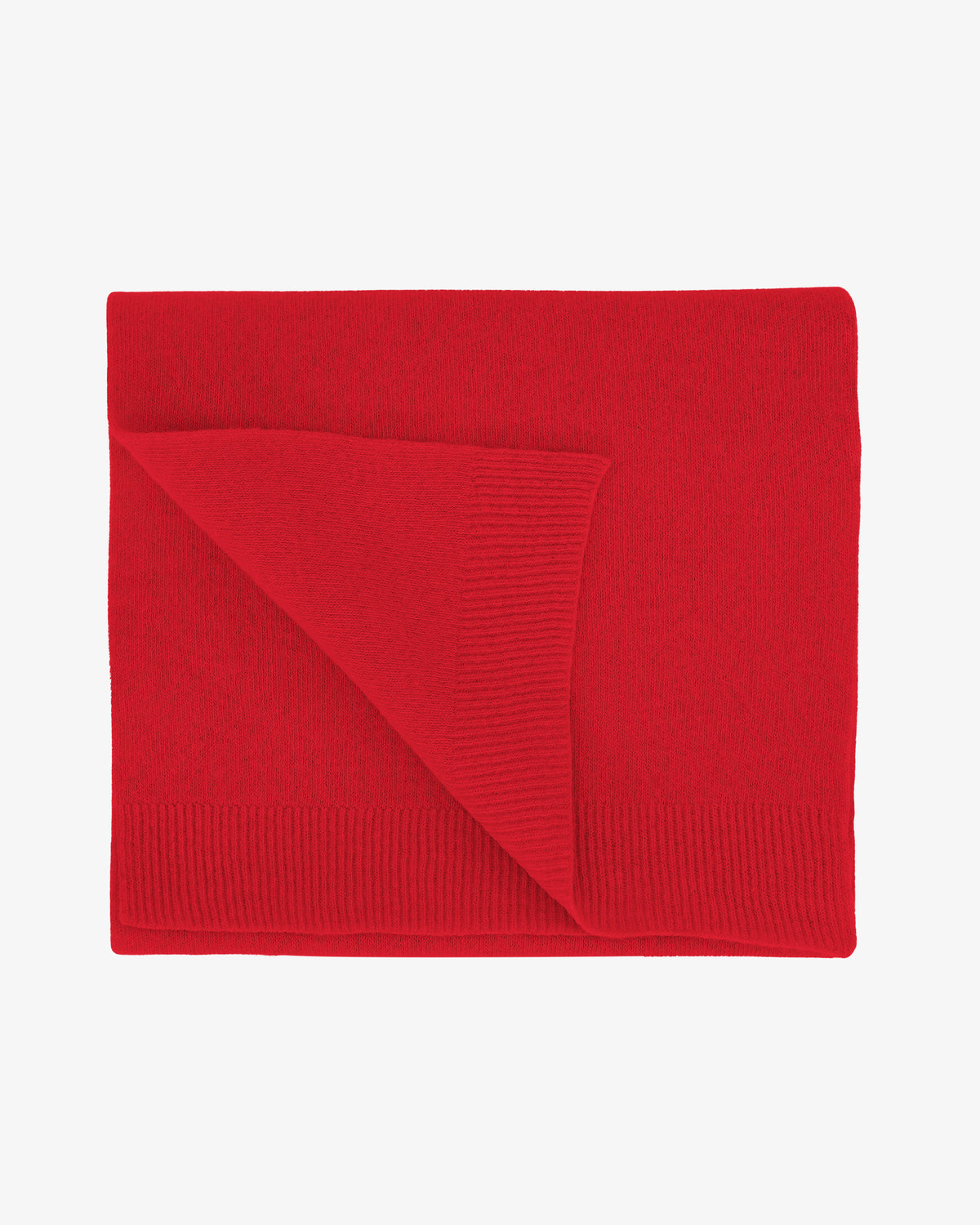 Merino Wool Scarf - Scarlet Red