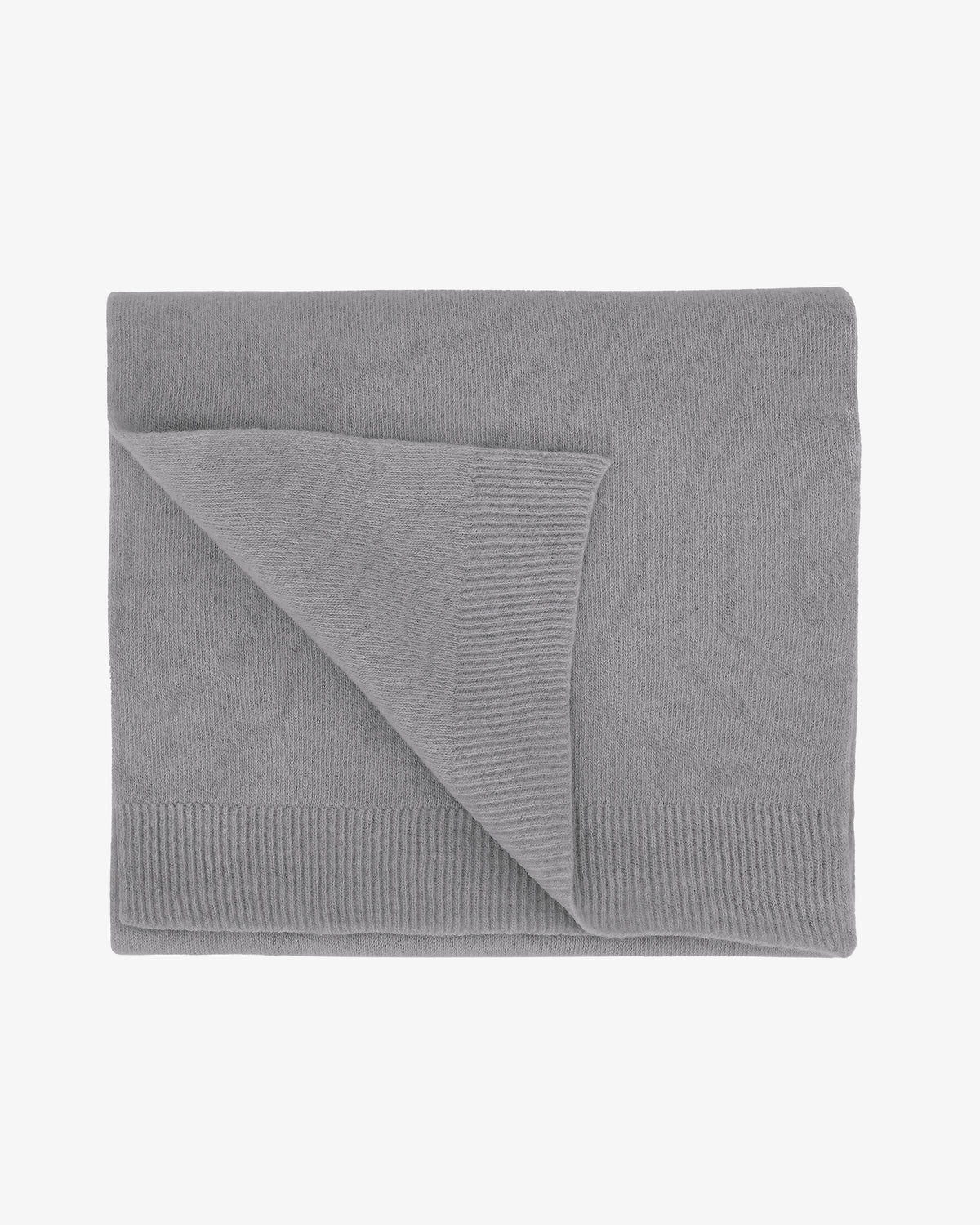 Merino Wool Scarf - Heather Grey