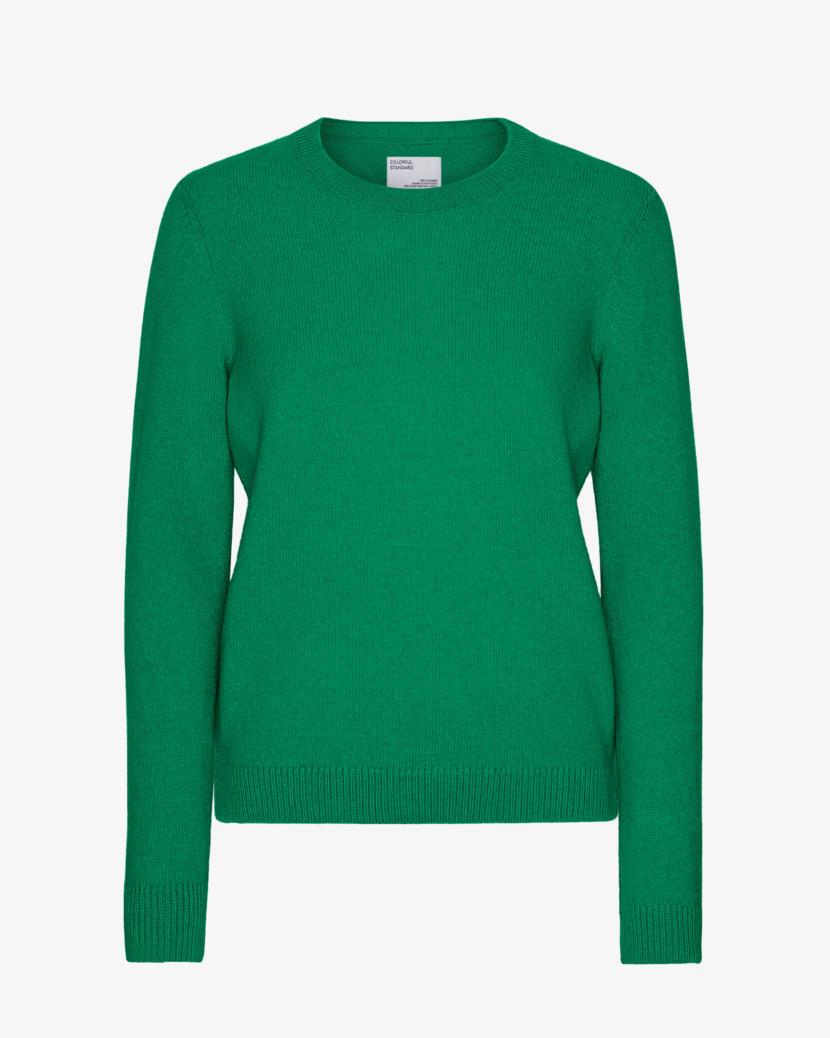 Women Classic Merino Wool Crew - Kelly Green