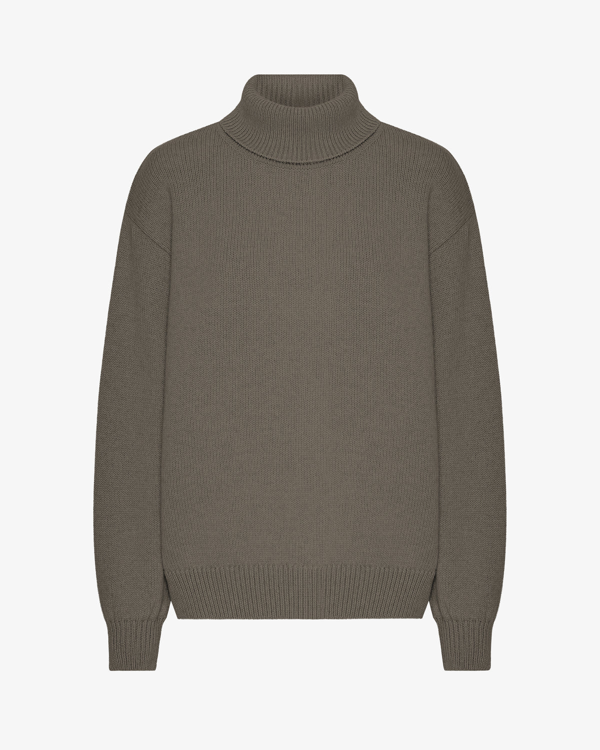 Merino Wool Turtleneck - Dusty Olive