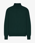 Merino Wool Turtleneck - Emerald Green
