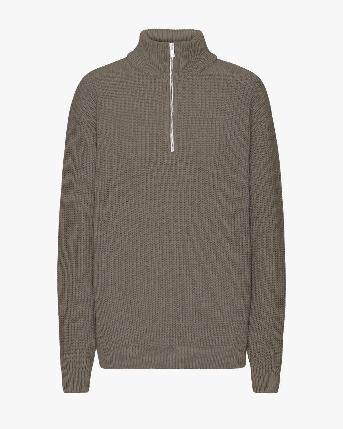 Merino Quarter Zip - Dusty Olive