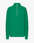Merino Quarter Zip - Kelly Green