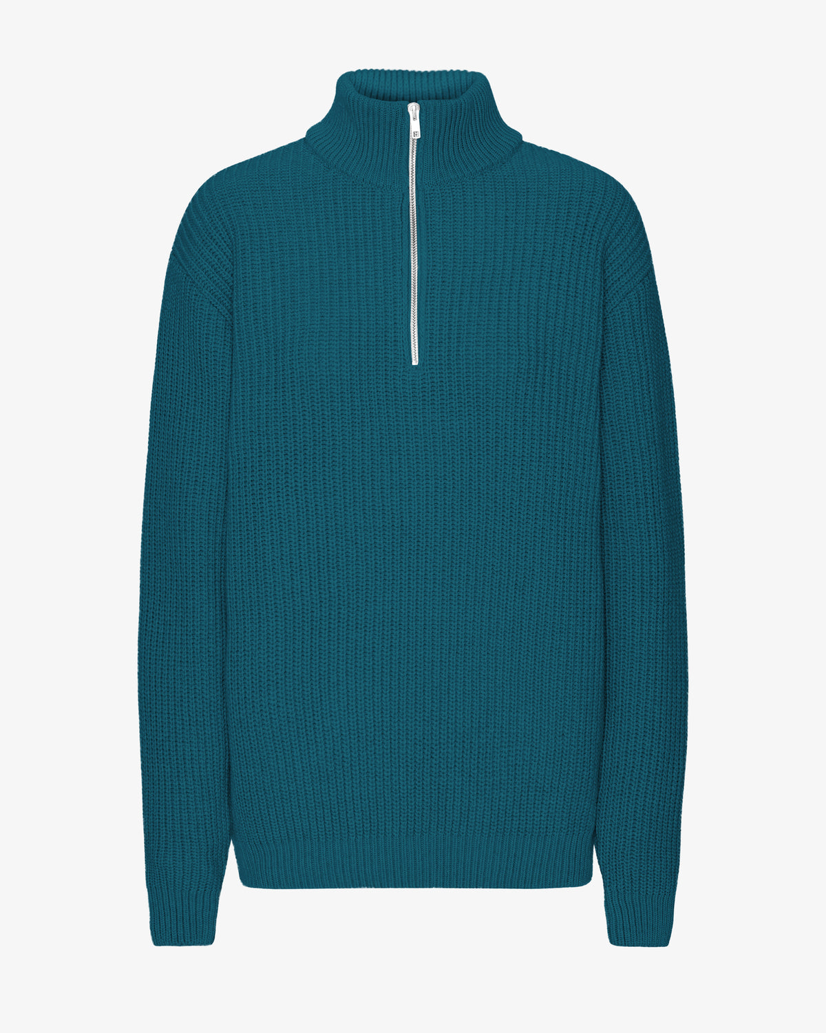 Merino Quarter Zip - Ocean Green