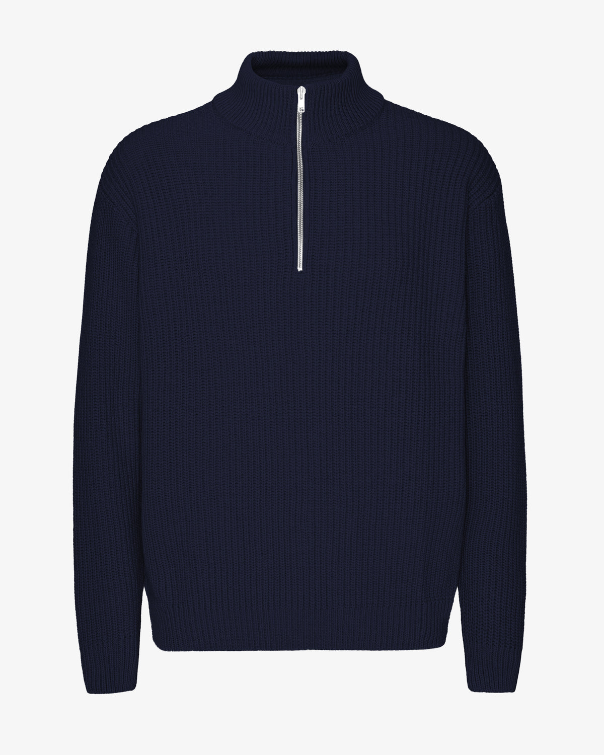 Merino Quarter Zip - Navy Blue