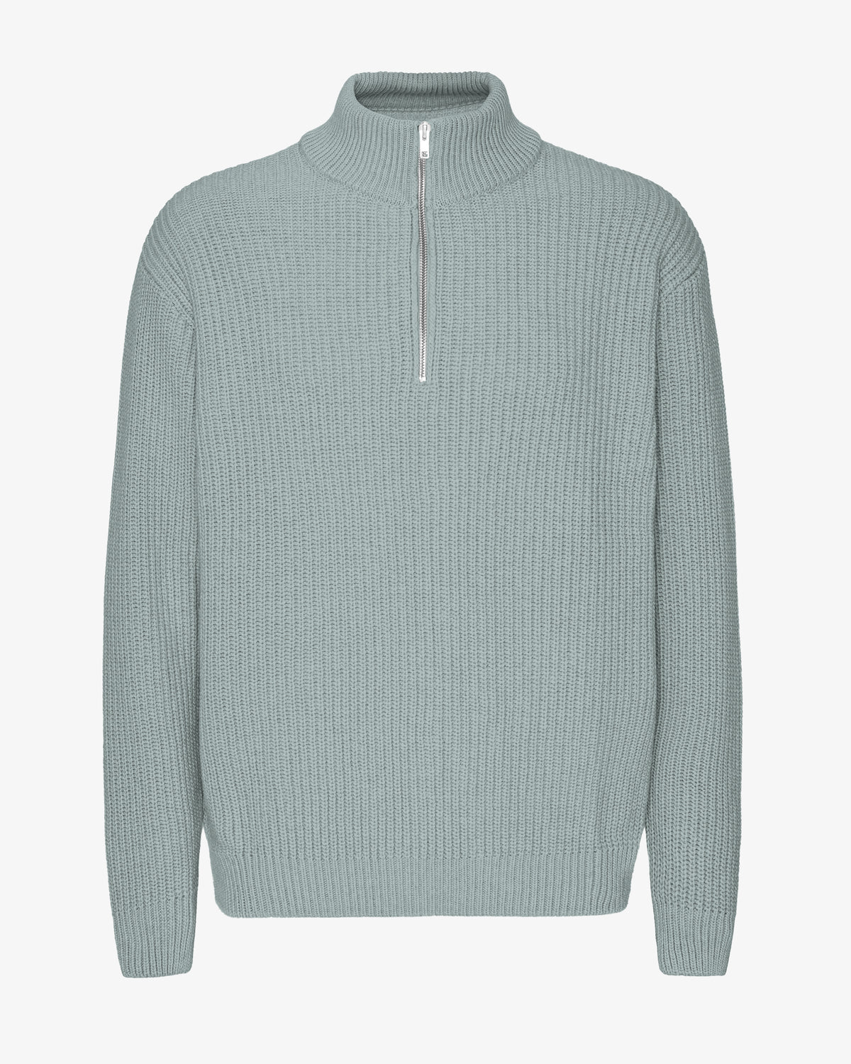 Merino Quarter Zip - Steel Blue