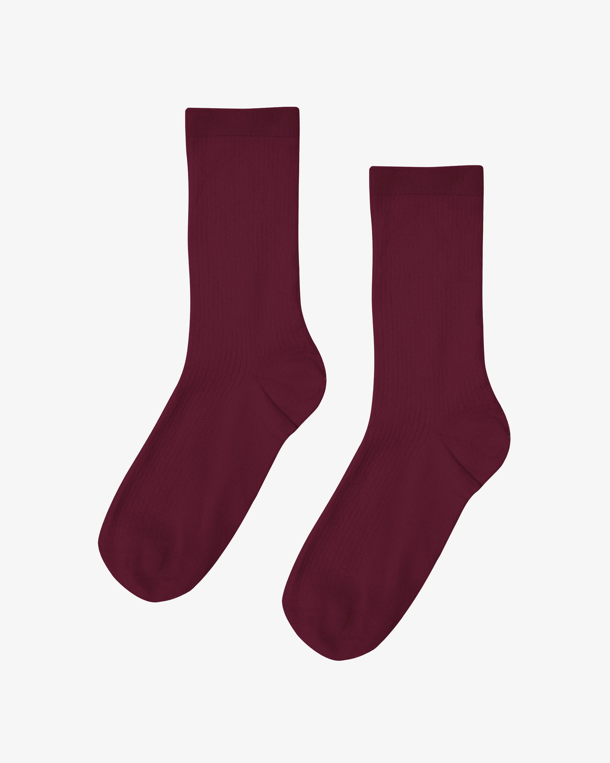 Women Classic Organic Sock - Oxblood Red
