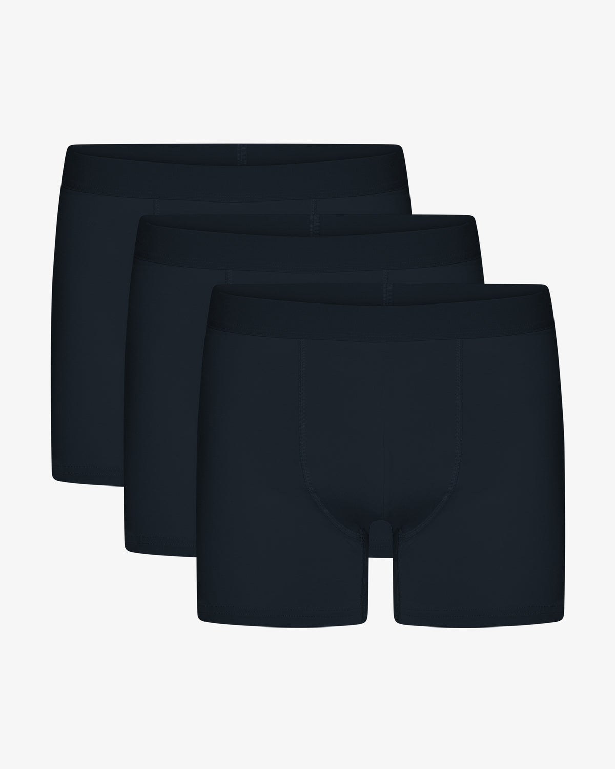 Organic Boxer Briefs 3 Pack - Navy Blue
