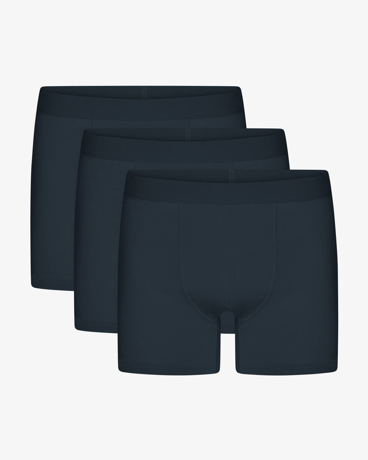 Organic Boxer Briefs 3 Pack - Petrol Blue