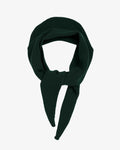 Merino Wool Triangle Scarf - Emerald Green