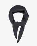 Merino Wool Triangle Scarf - Lava Grey