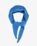 Merino Wool Triangle Scarf - Pacific Blue
