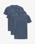 Classic Organic Tee - Neptune Blue (3-Pack)