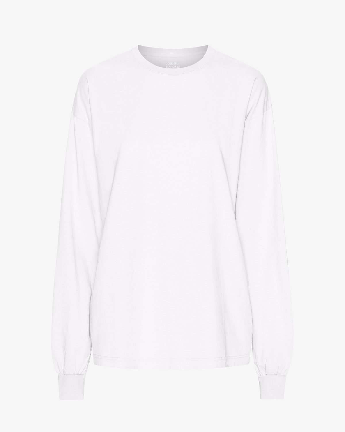 Oversized Organic LS T-Shirt - Optical White