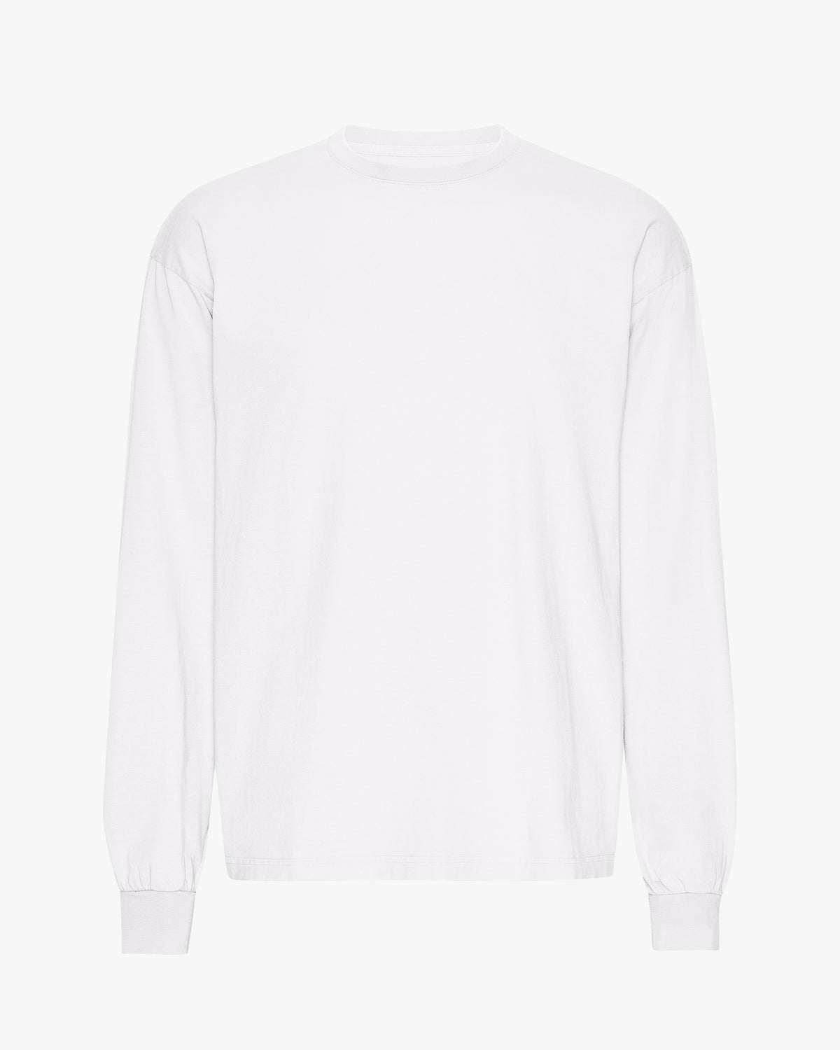 Oversized Organic LS T-Shirt - Optical White