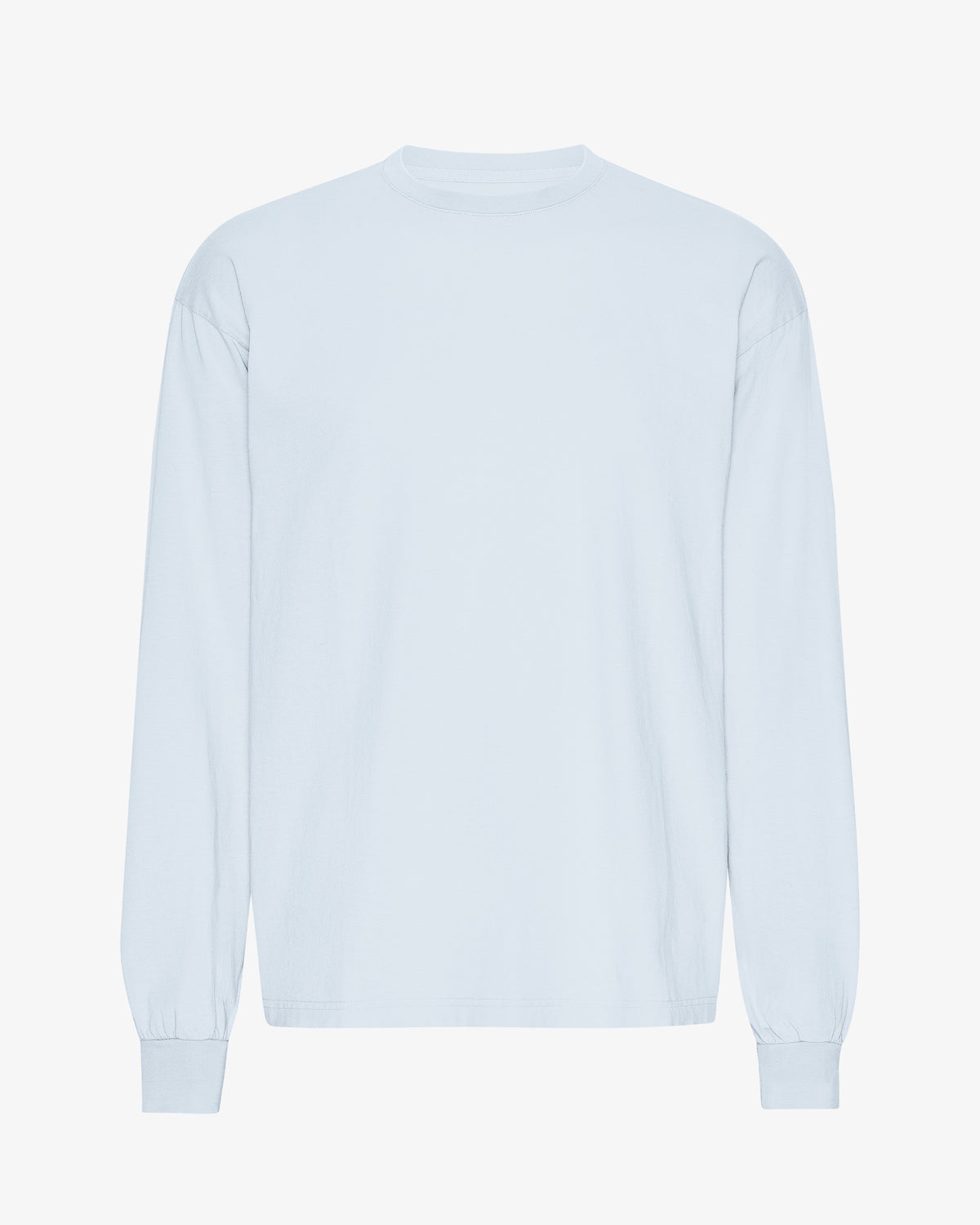 Oversized Organic LS T-Shirt - Polar Blue
