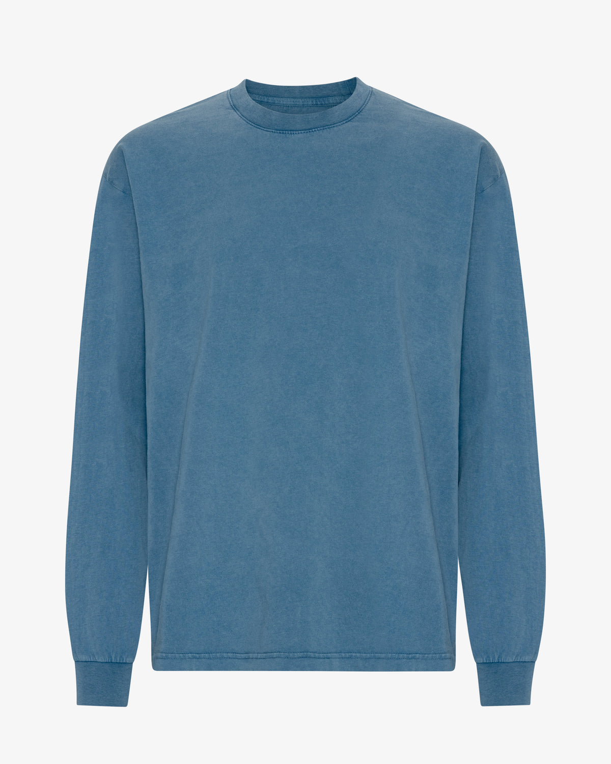 Oversized Organic LS T-Shirt - Faded Indigo