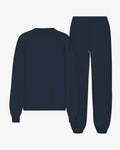 Organic Relaxed Sweatsuit - Navy Blue
