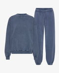 Organic Relaxed Sweatsuit - Neptune Blue