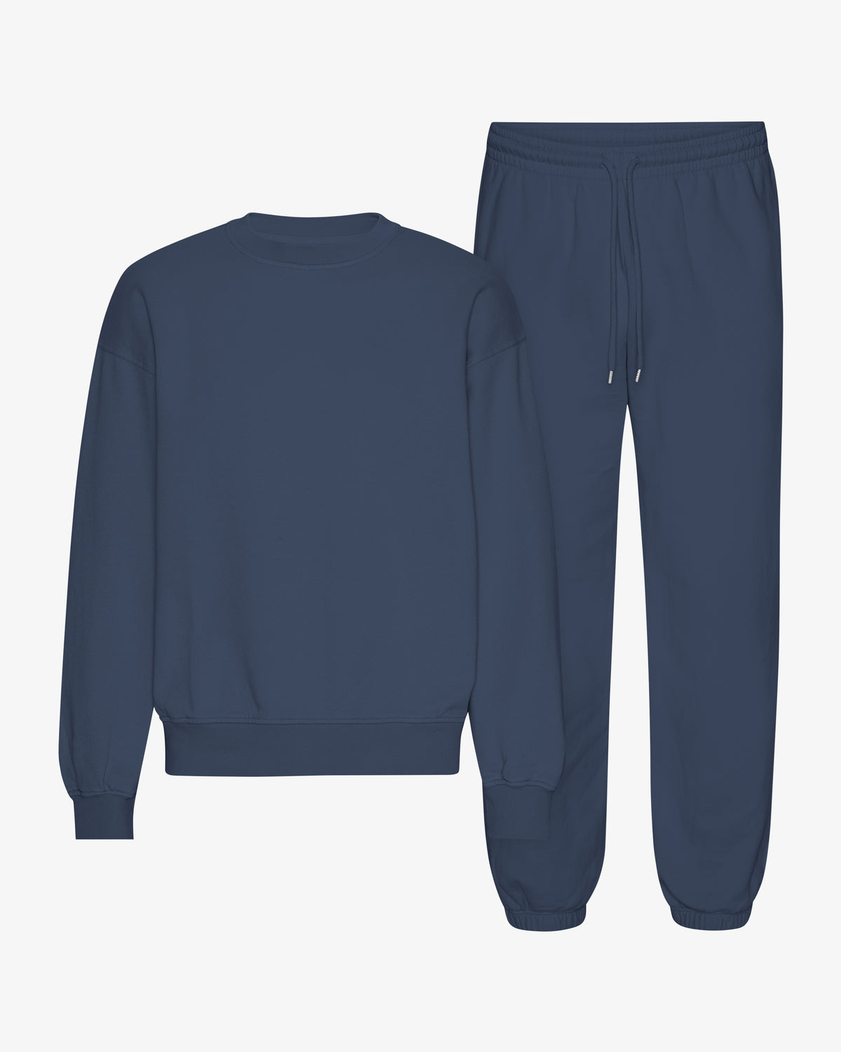 Organic Relaxed Sweatsuit - Petrol Blue