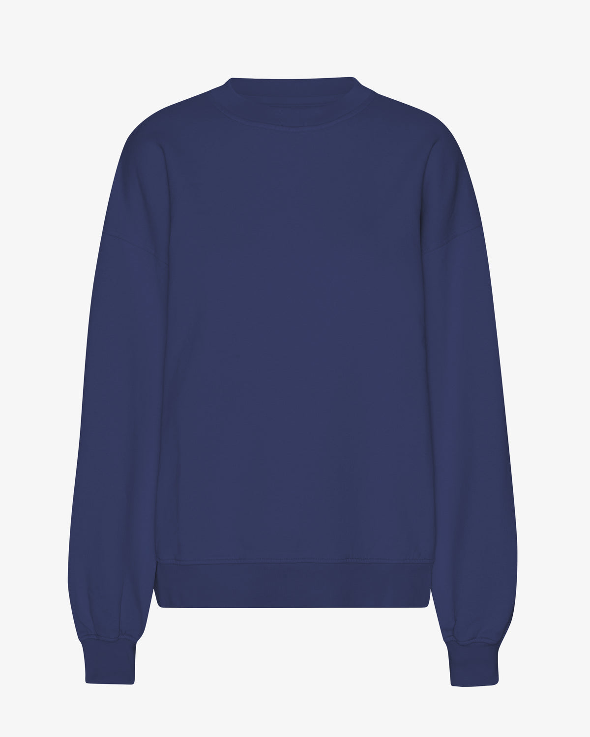 Organic Oversized Crew - Marine Blue