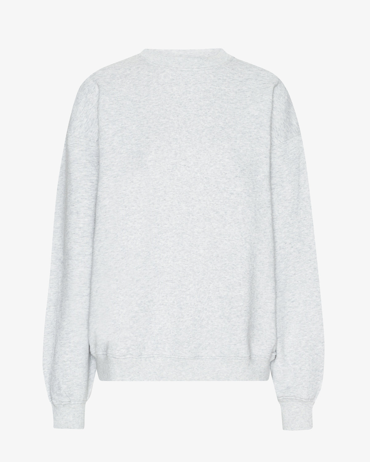 Organic Oversized Crew - Snow Melange