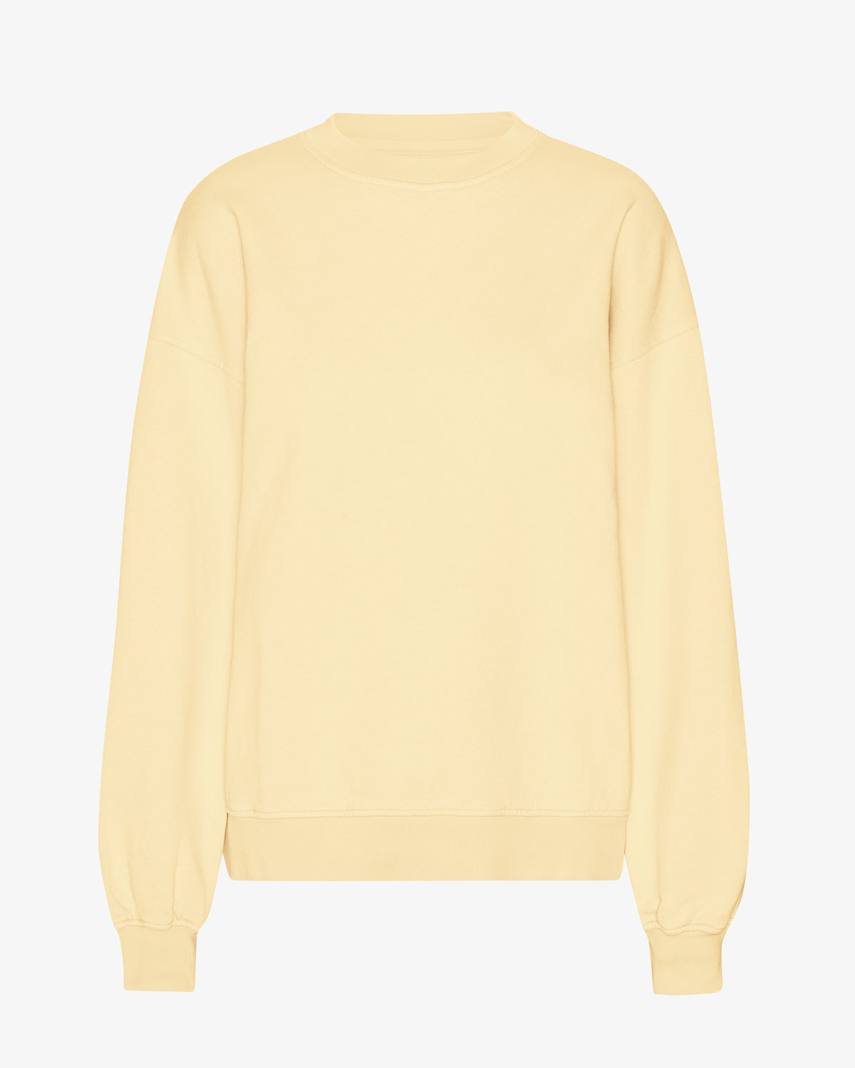 Organic Oversized Crew - Soft Yellow