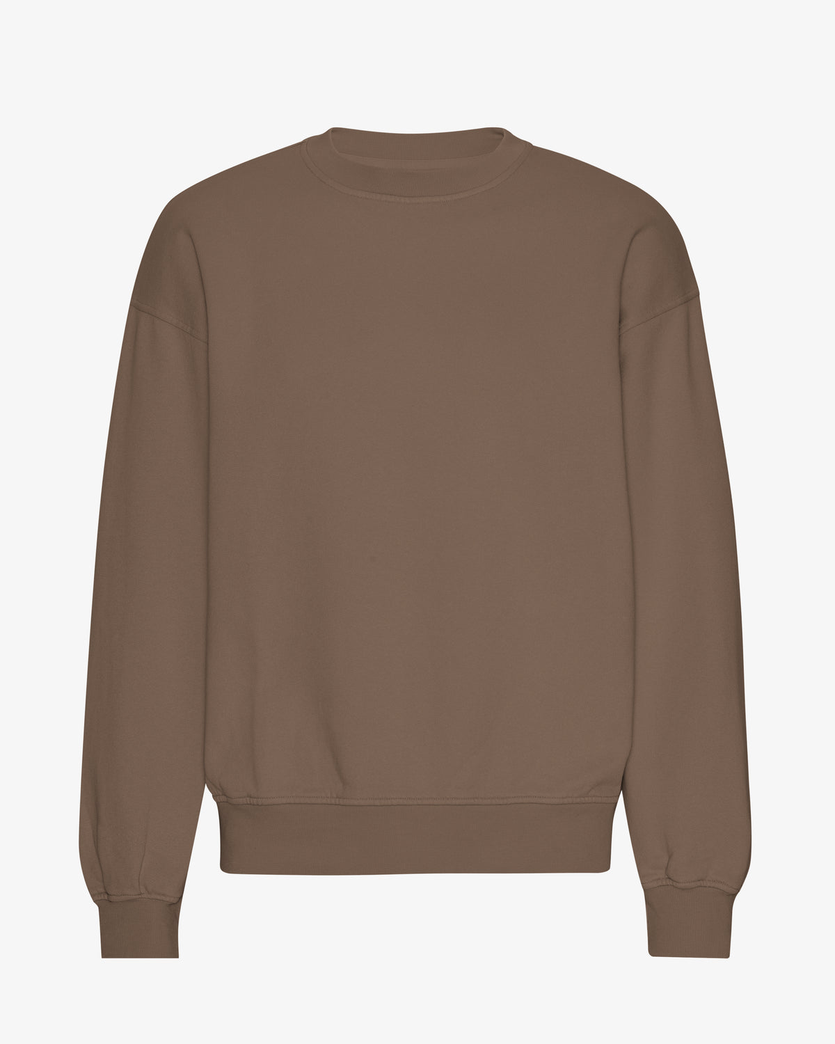 Organic Oversized Crew - Cedar Brown
