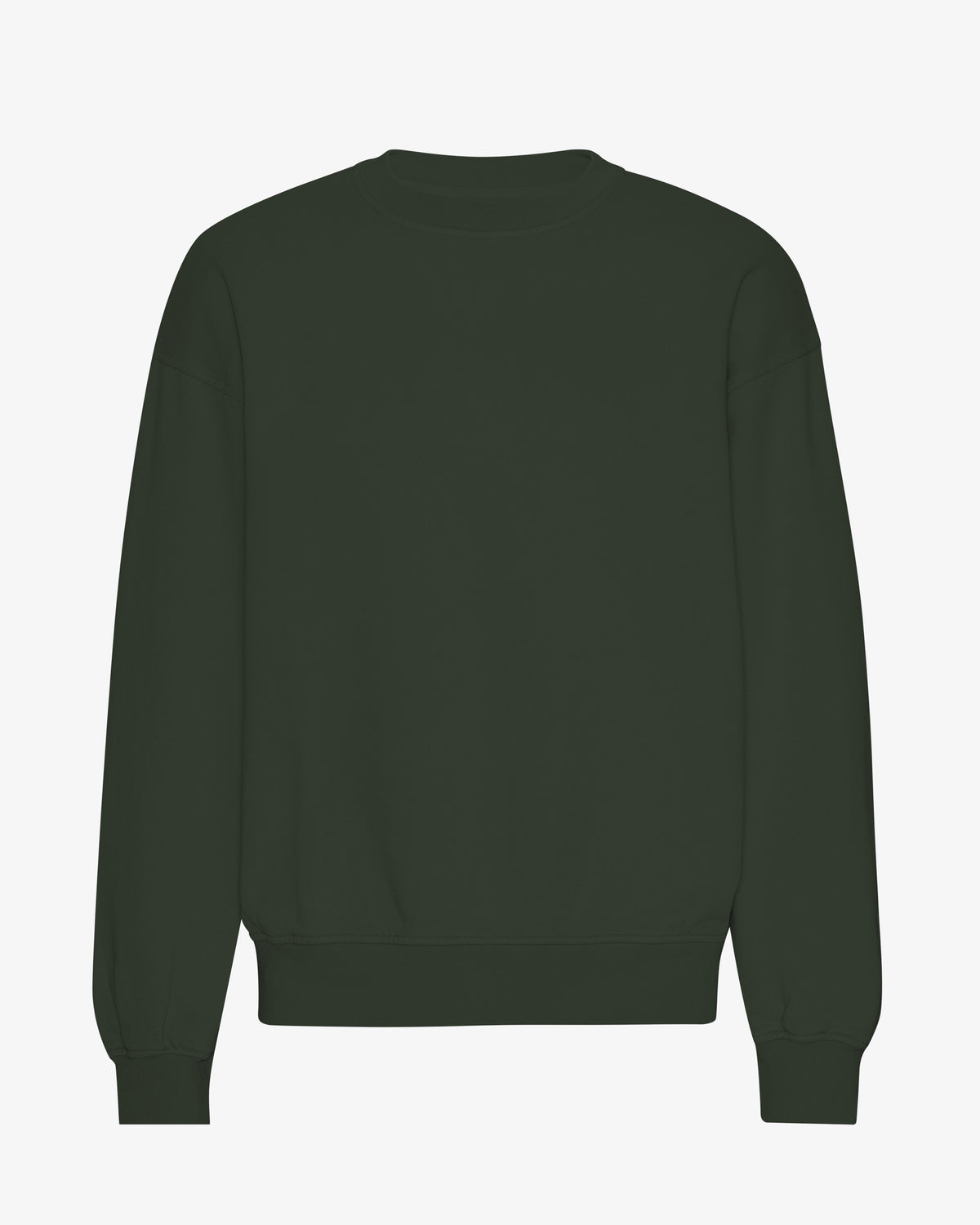 Organic Oversized Crew - Hunter Green