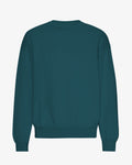Organic Oversized Crew - Ocean Green