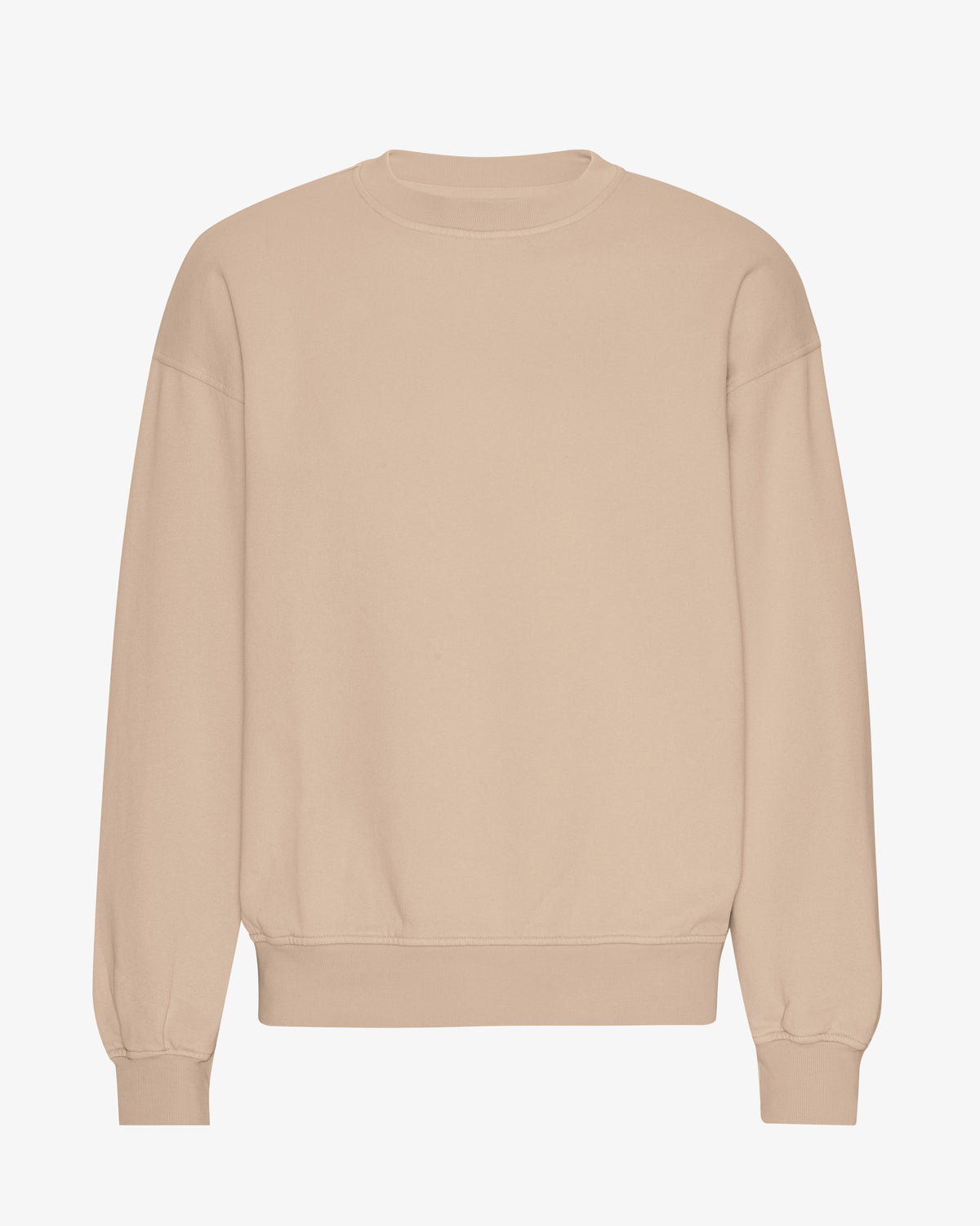 Organic Oversized Crew - Oyster Grey