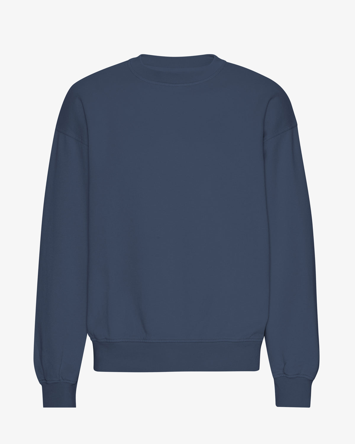 Organic Oversized Crew - Petrol Blue