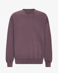 Organic Oversized Crew - Faded Grape