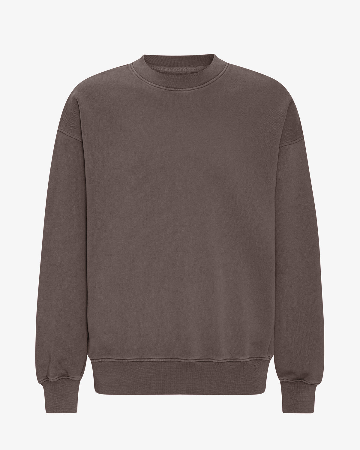 Organic Oversized Crew - Faded Mud