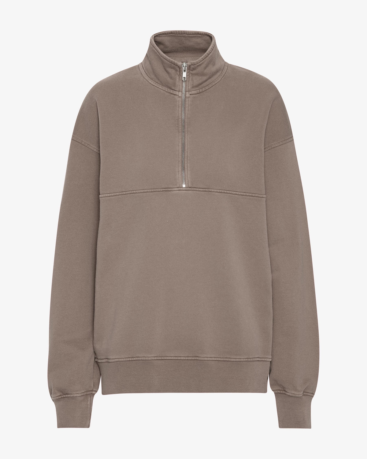 Organic Quarter Zip - Faded Khaki