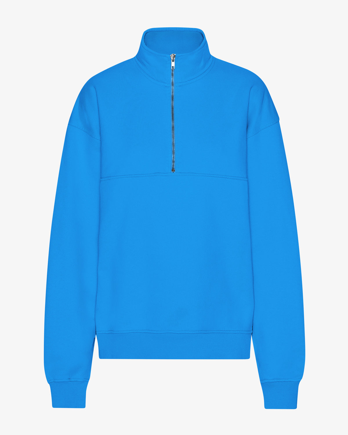 Organic Quarter Zip - Pacific Blue