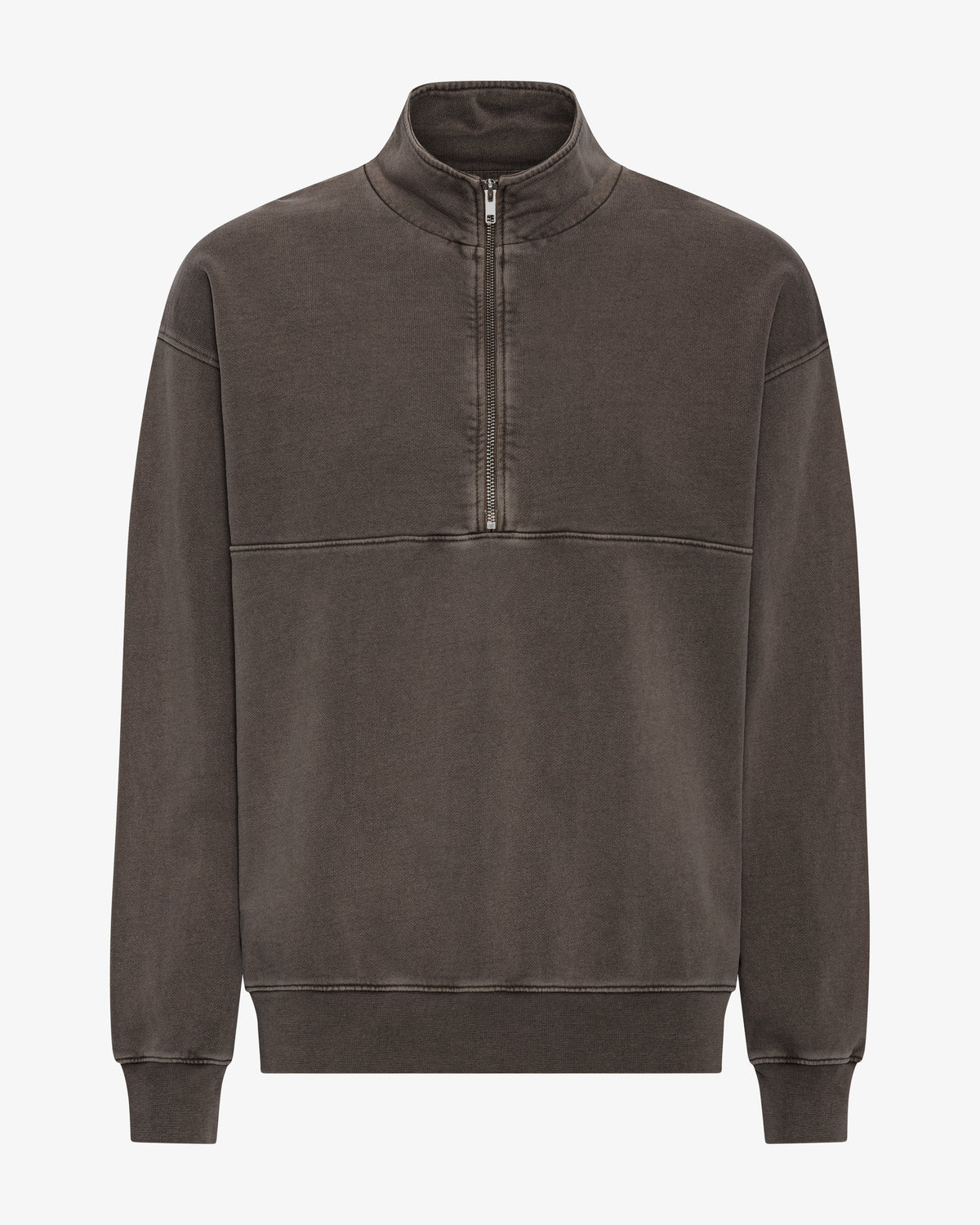 Organic Quarter Zip - Faded Mud