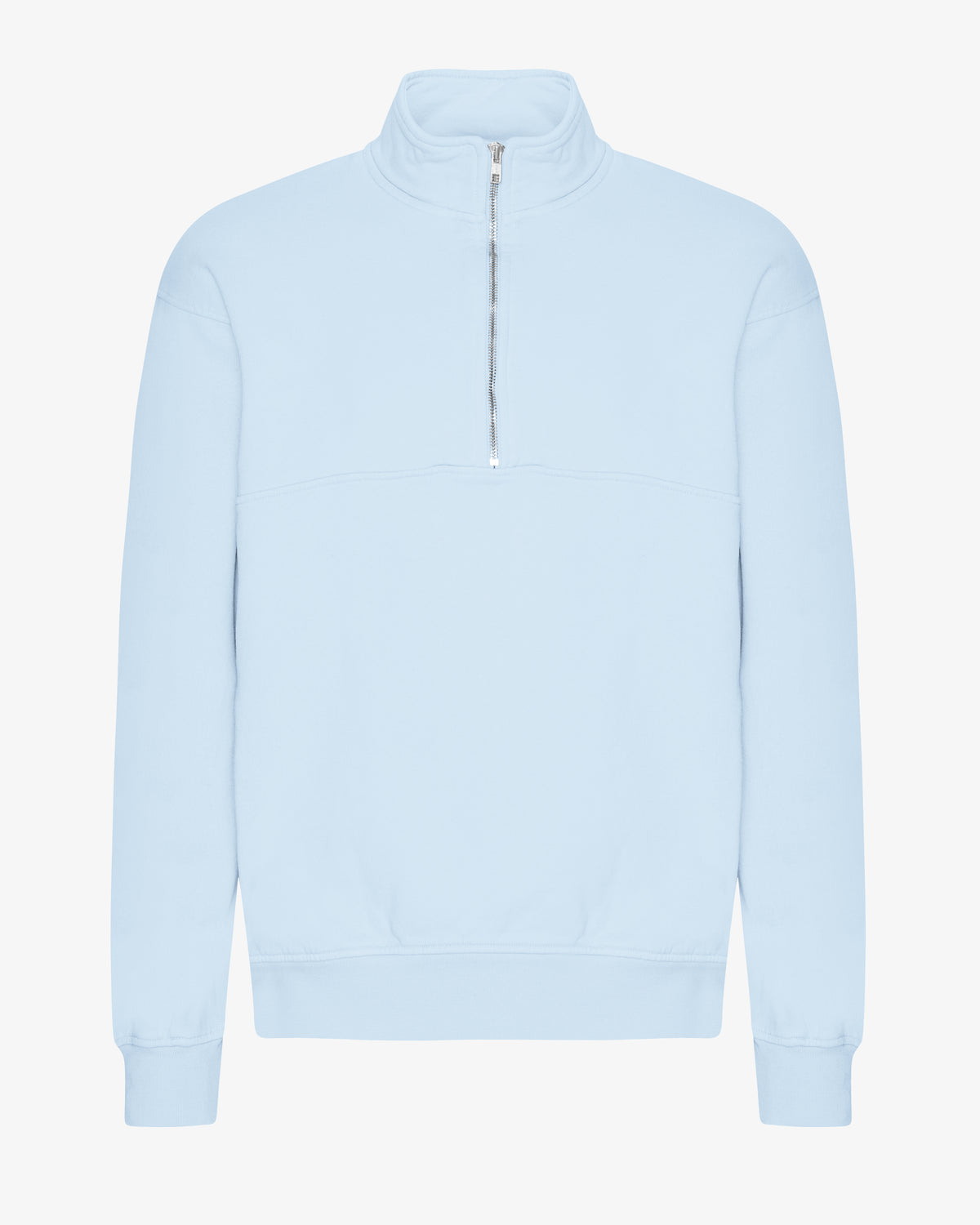 Organic Quarter Zip - Polar Blue