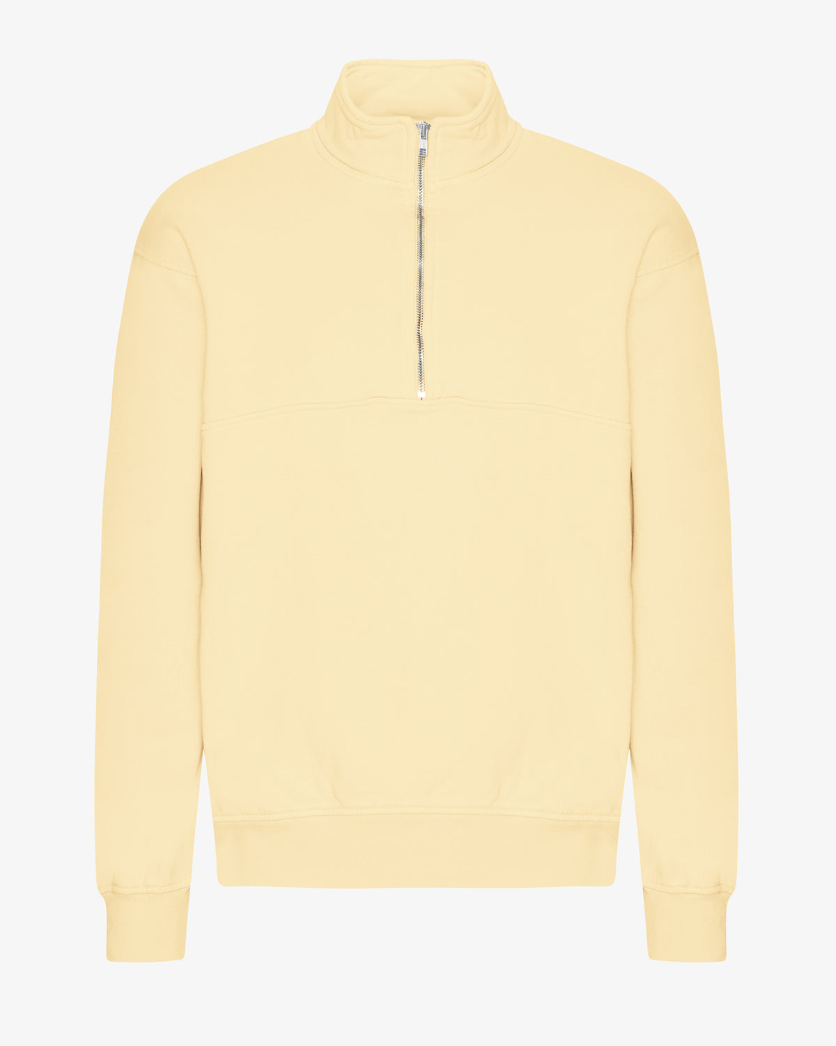 Organic Quarter Zip - Soft Yellow