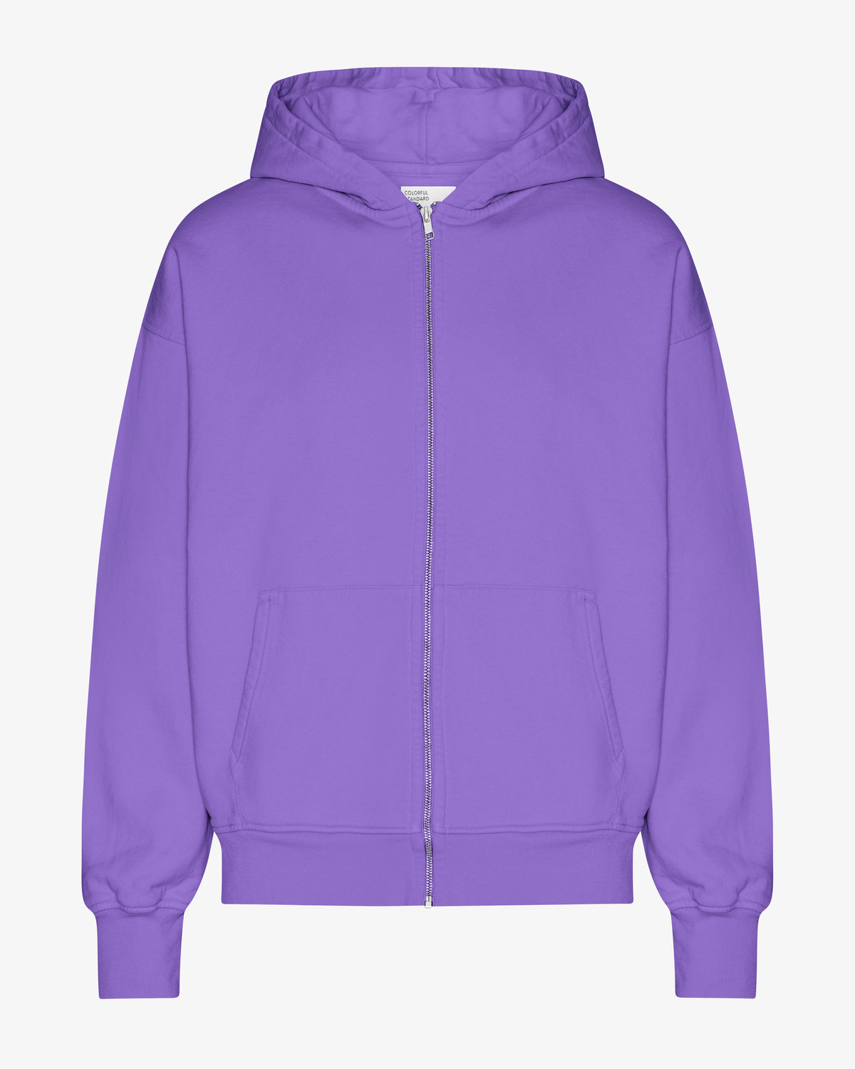 Organic Oversized Zip Hood - Ultra Violet