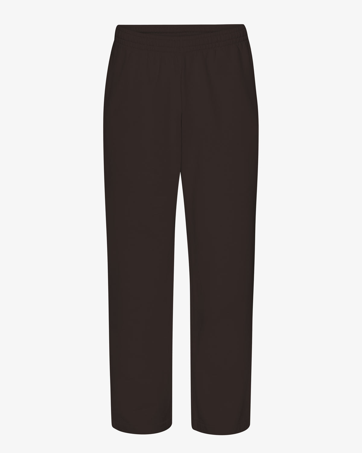 Organic Straight Leg Sweatpants - Coffee Brown